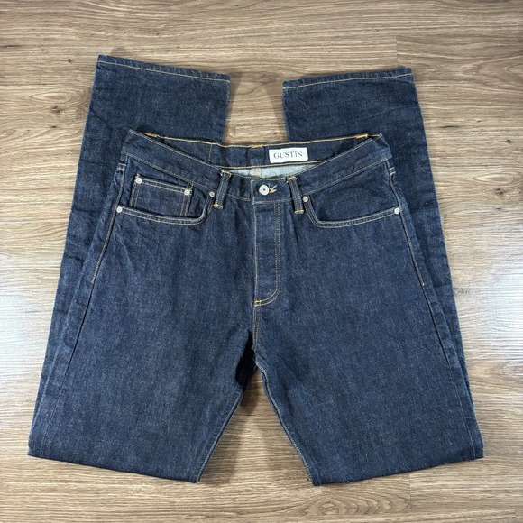 Gustin Jeans #75 Okayama Standard Japanese Selvedge Men's Size 34x36 - Picture 1 of 10
